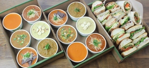 Soup & Assorted Sandwich Platter
