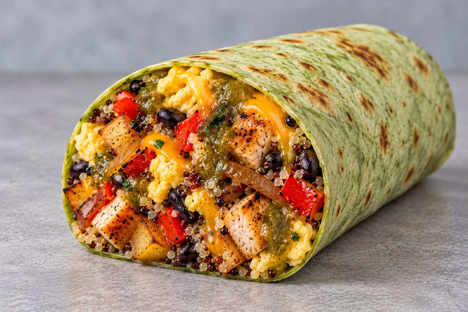 Chicken Quinoa Burrito