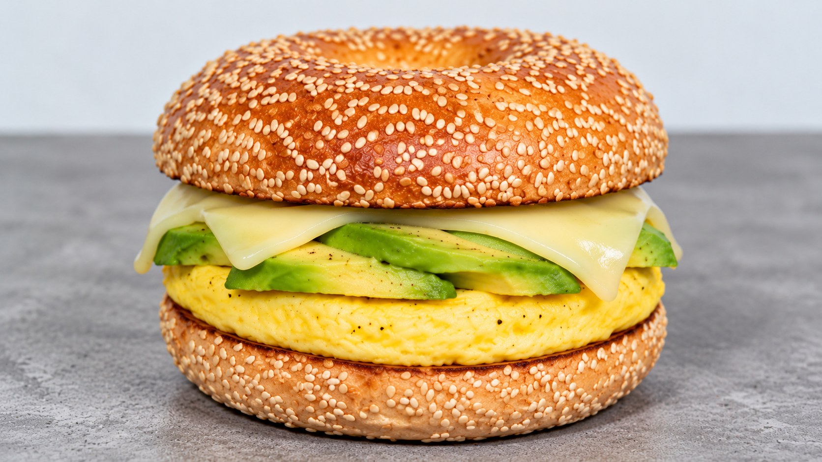Bagel Egg, Avocado & Cheese