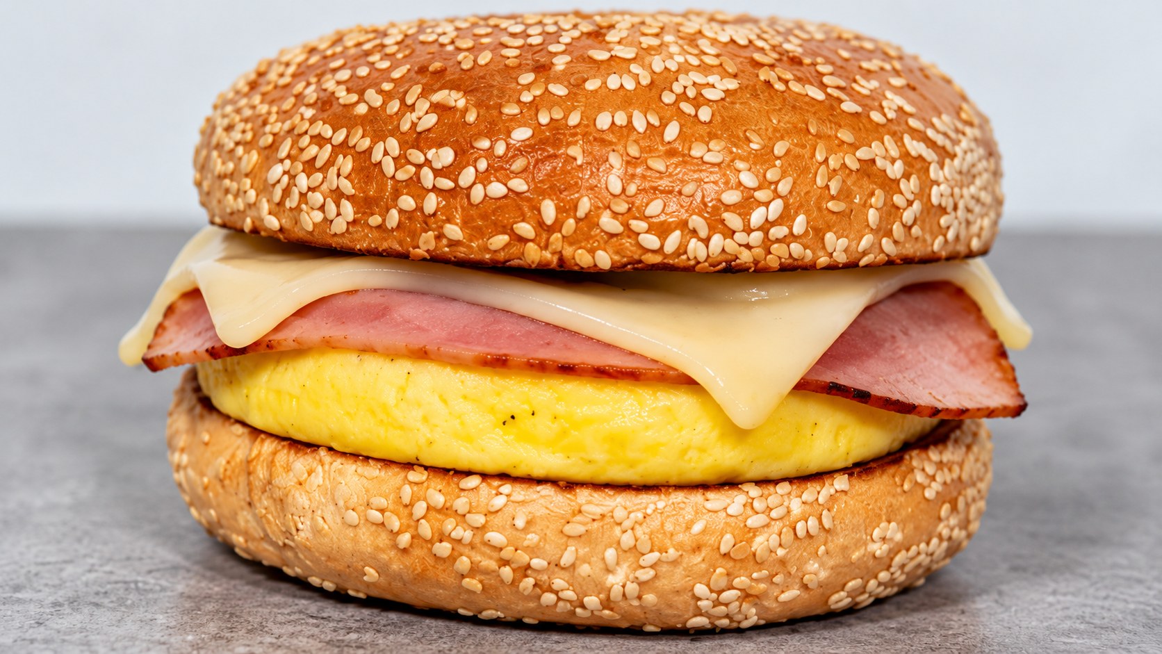 Bagel Egg, Ham, & Cheese
