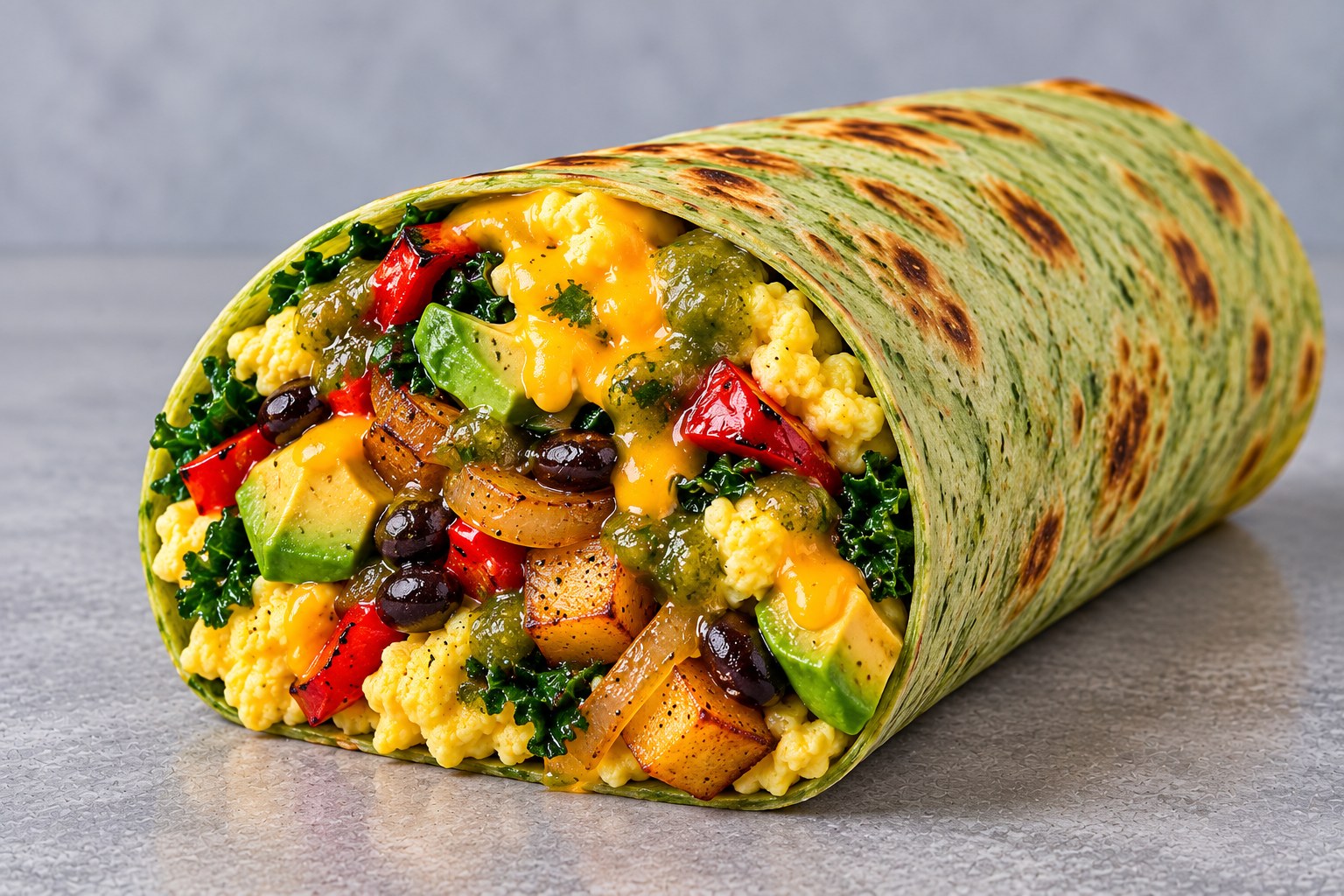 Veggie Cheddar Burrito