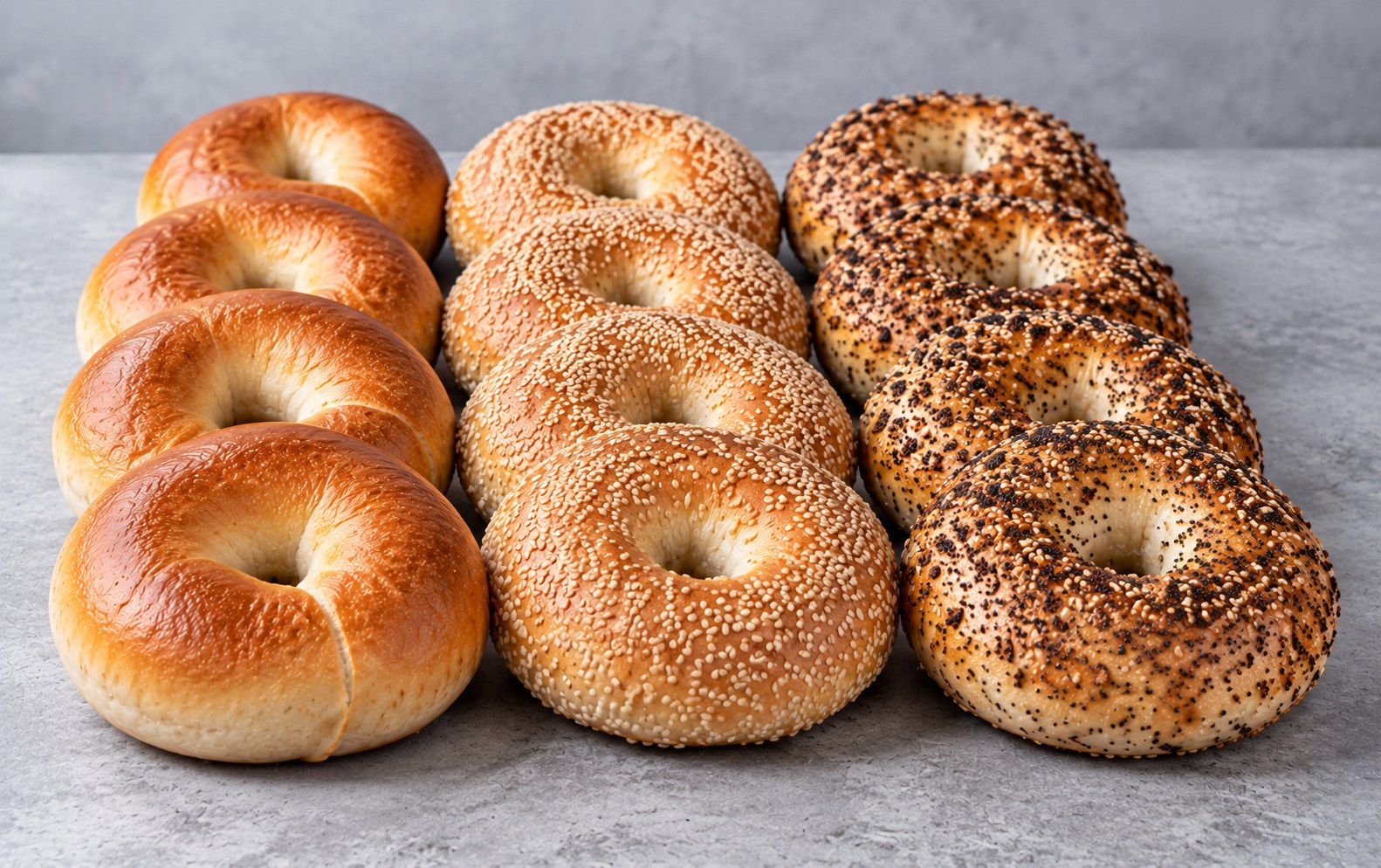 Assorted dozen Bagels