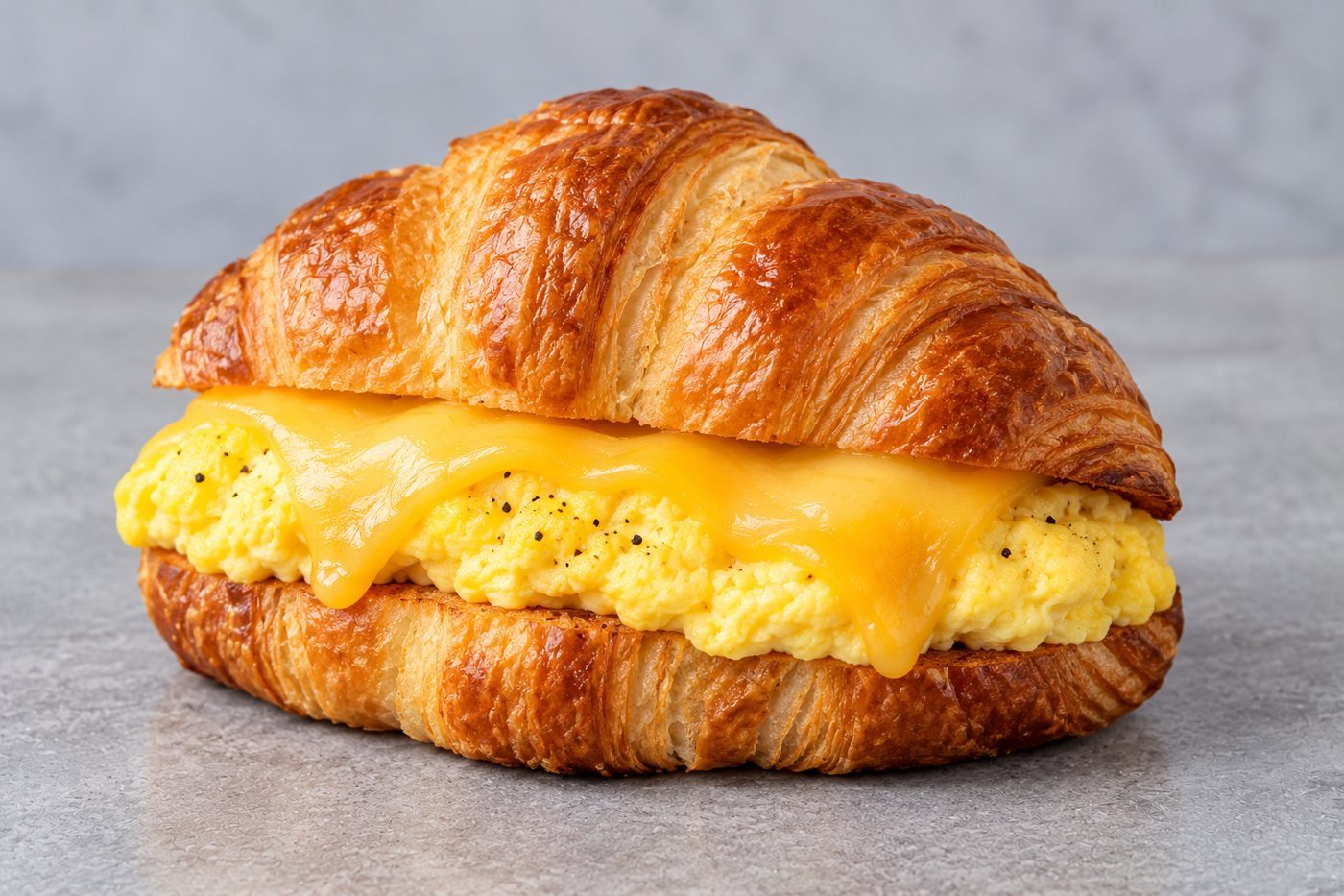 Croissant with Egg & Cheese
